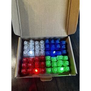 AMAZER Rave Parties Laser LED Finger Flashlights (Blue/Red/Green/White) 48 Pcs